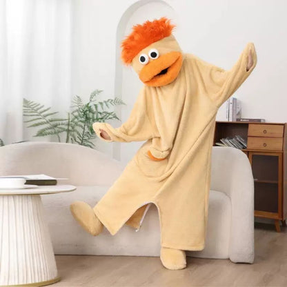 Big Mouth Cozy onesie, slipper and, giant comb bundle!🥰