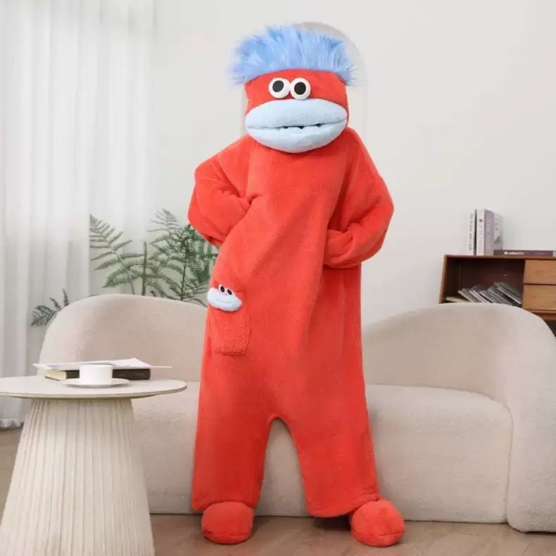 Big Mouth Cozy onesie, slipper and, giant comb bundle!🥰