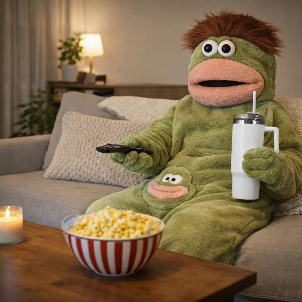 Big Mouth Cozy onesie, slipper and, giant comb bundle!🥰